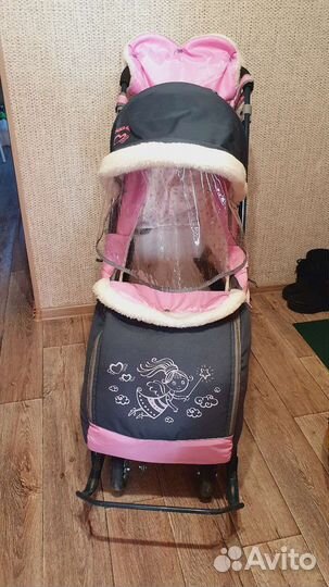 Детские санки коляска бу