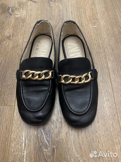 Туфли лоферы zara