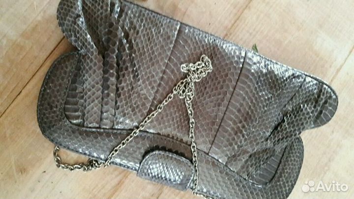 Сумка - клатч из питона