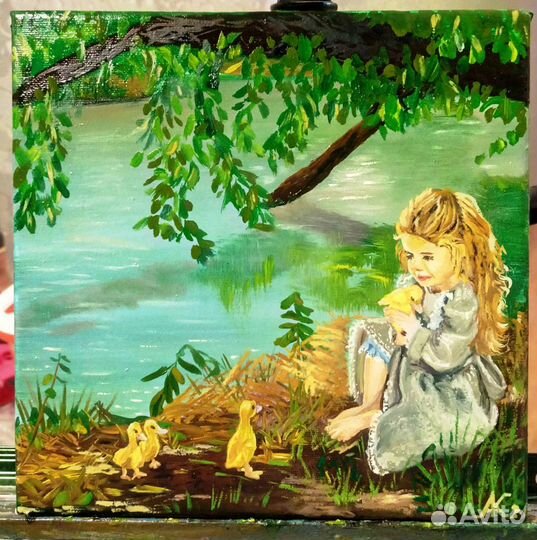 Картины маслом 20х20