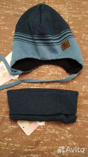 Шапочка и шарф детские