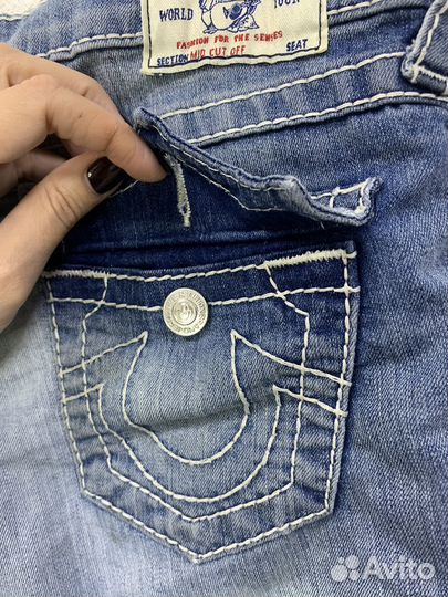 Джинсовые шорты True Religion 27