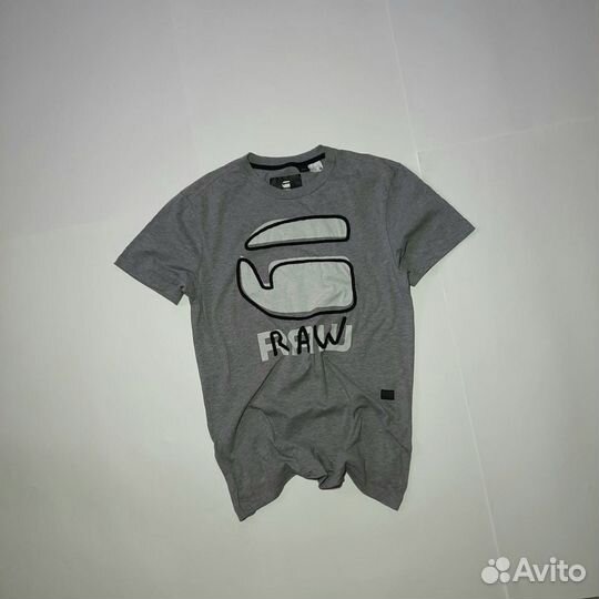 G Star RAW футболка logo S-M реп Hip hop