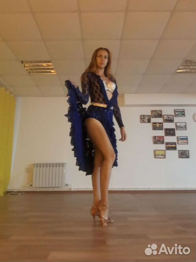 Платье для спортивных бальных танцев латина