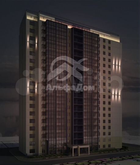 Квартира-студия, 51 м², 12/18 эт.