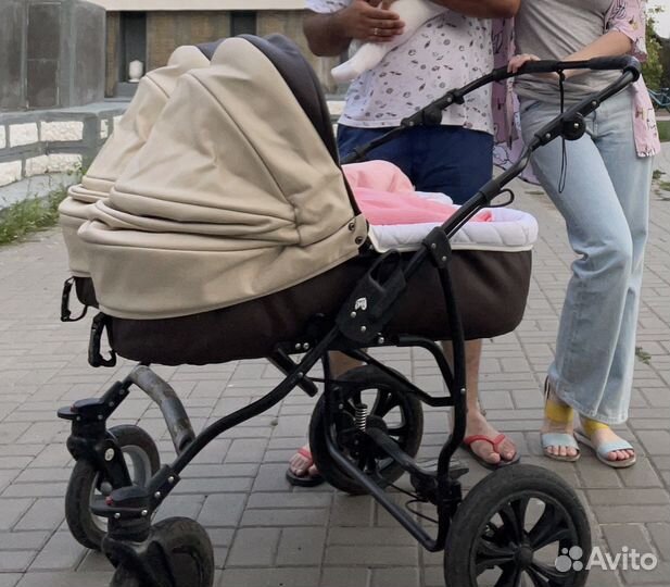 Коляска для двойни 3 в 1 mikado tween (торг)