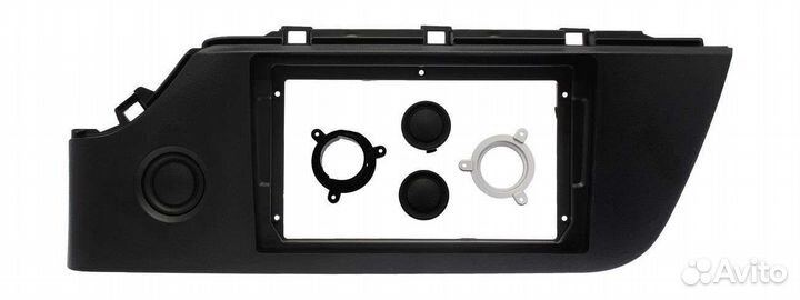 Рамка магнитолы в Kia Rio 2020+ (с кнопкой) тип2