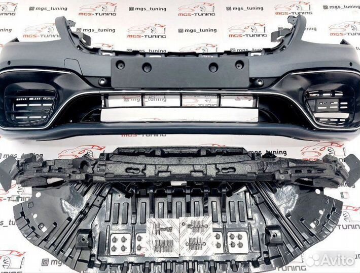 Обвес S63 AMG рестайлинг Mercedes S-class W222 амг