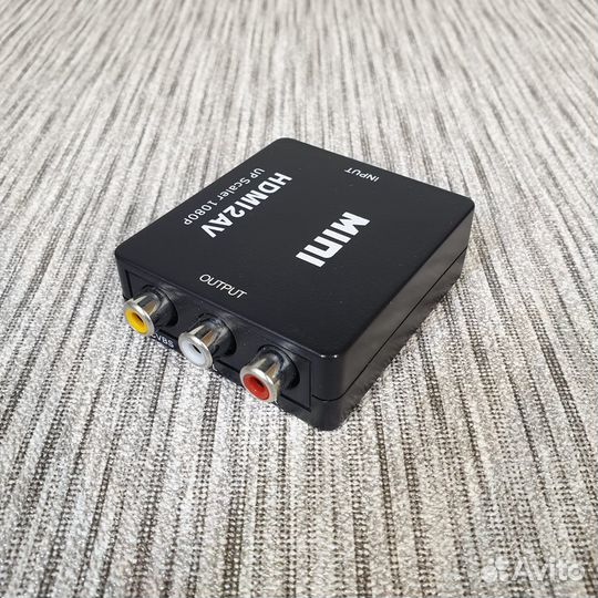 Переходник hdmi-RCA (hdmi на AV, hdmi на тюльпаны)