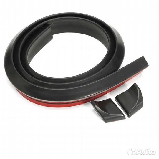 Лип спойлер Samurai черный матовый