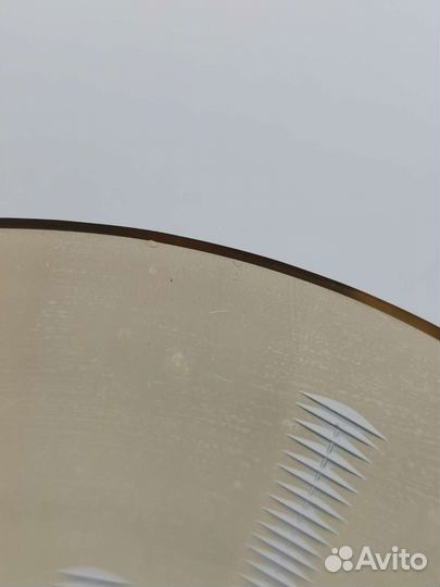 Бокалы фужеры Янтарное стекло СССР 5 шт