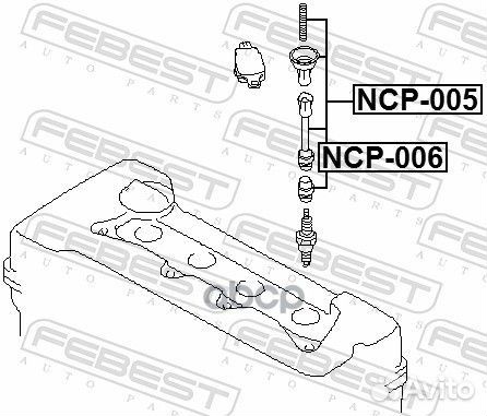 Наконечник свечи nissan almera UK make N16E 200