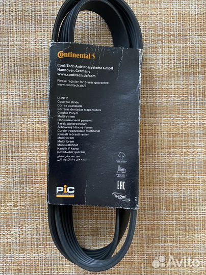 Поликлиновый ремень 5 PK 1110, на Рено Логан