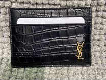 Картхолдер Saint Laurent logo YSL, оригинал, Ит