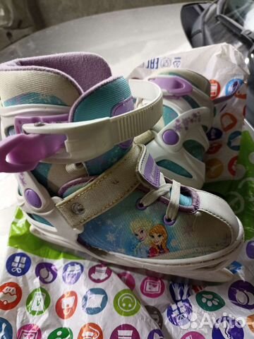 Коньки раздвижные для девочки р. 29-31