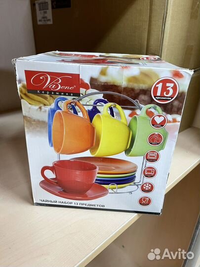 Чайный сервиз новый в коробке