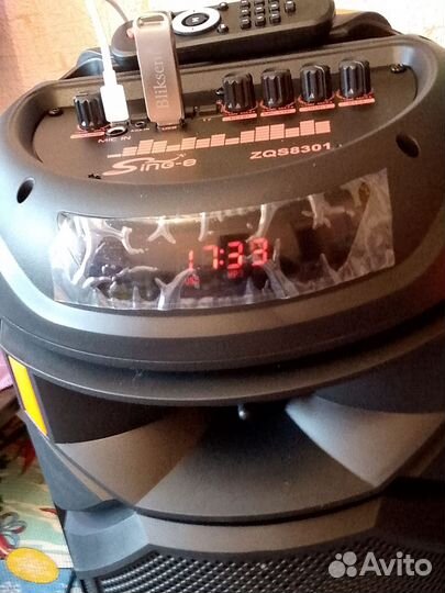 Очень большая блютуз колонка Speaker 60 вт 95 см
