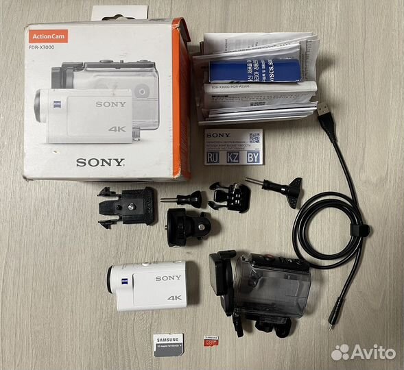 Экшн камера sony fdr x3000