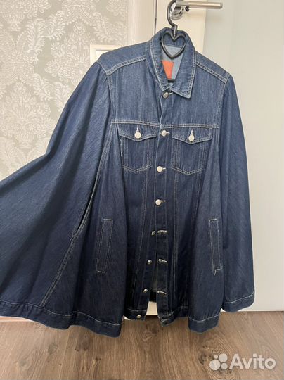 Джинсовый кейп zara