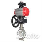 Затвор дисковый поворотный DN.ru WBV3131P-2W-Fb-H Ду150 Ру16, нержавеющая сталь 304, уплотнение - pt