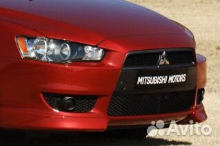 Ноускат Мицубиси Лансер Бампер mitsubishi lancer