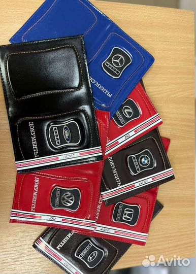 Обложка для автодокументов и паспорта из нат.кожи