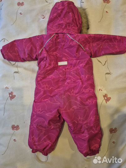 Зимний комбинезон для девочки 86 reima