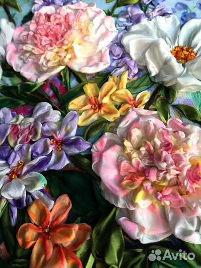 Картина вышитая 