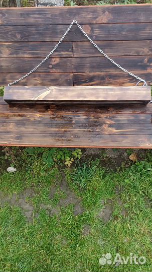 Светильник потолочный деревянный в стиле лофт