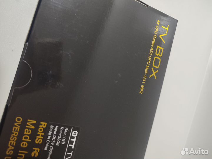 Android TV приставка 4K / SMART TV box / 4/32