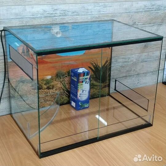 Террариум с вентиляцией для змей, ящериц, эублефар