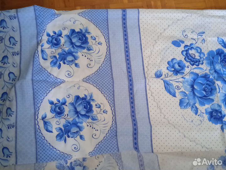 Ткань ситец Гжель