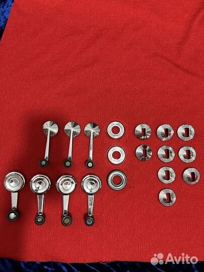 Ваз 2101,2103,2106 хром розетки, ручки салона