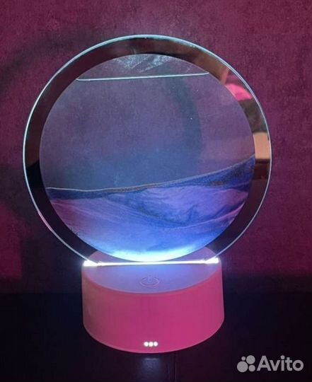 Светильник ночник живая 3D картина Пески декор NEW