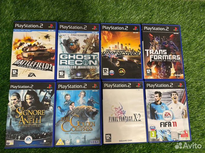 Игры PlayStation 2 лицензионные с мануалами PS2
