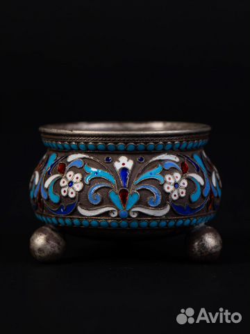 Солонка серебро 84 1896г. Москва