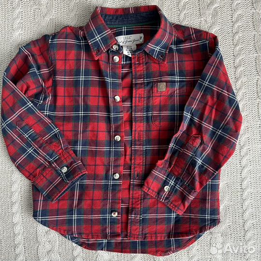 Рубашка zara h&m на мальчика 92
