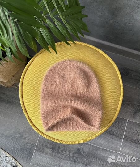 Шапка бини из пуха норки