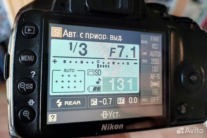 Зеркальный фотоаппарат nikon d3000 объектив 18-105