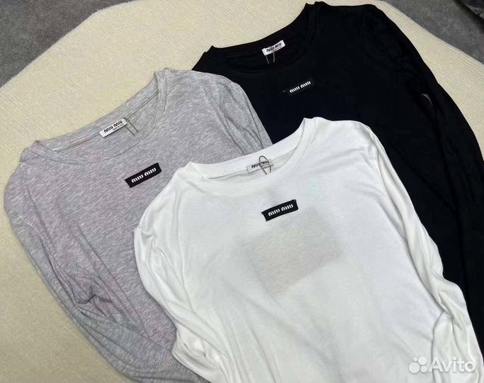 Лонгслив miu miu