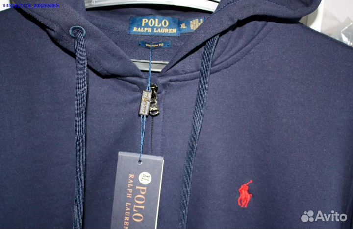 Polo Ralph Lauren зип худи хлопок (Арт.75576)