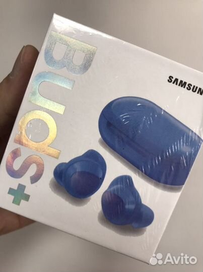 Беспроводные наушники samsung buds plus голубой