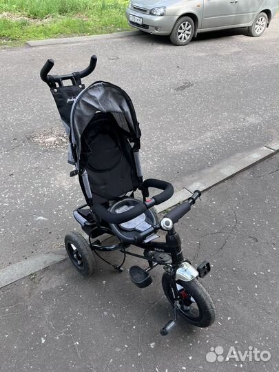 Детский велосипед с родительской ручкой