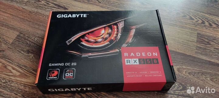 Видеокарта Gigabyte Radeon RX550 Gaming OC 2GB