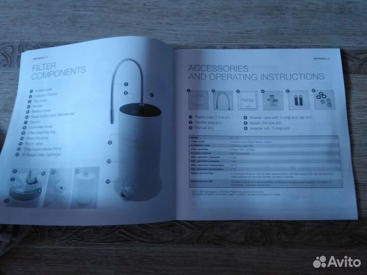 Водяной фильтр глубокой очистки