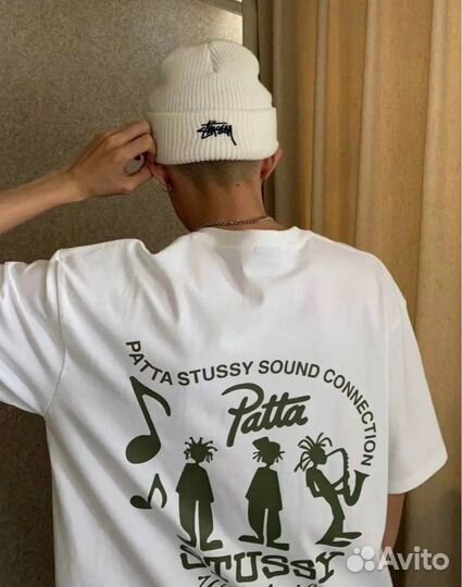 Футболка Stussy x Patta