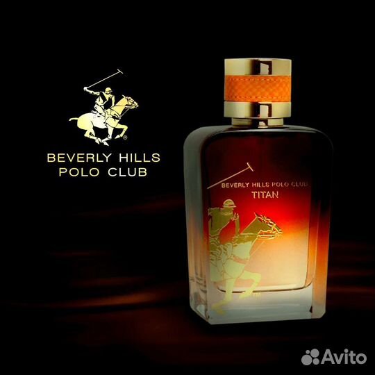 Мужской парфюм BH Polo club Titan, 100ml. Оригинал