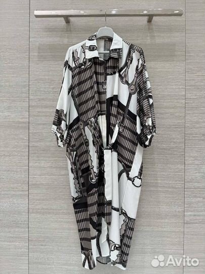 Платье туника Hermes