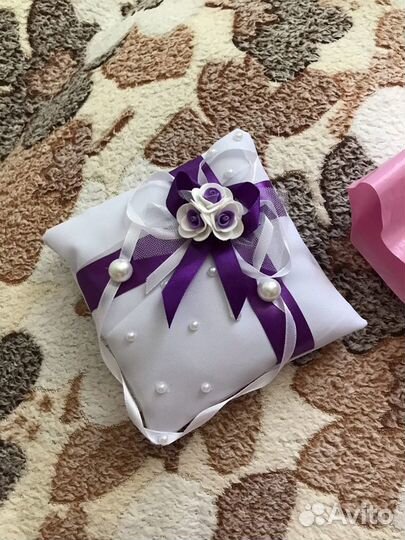 Подушечка для колец новая