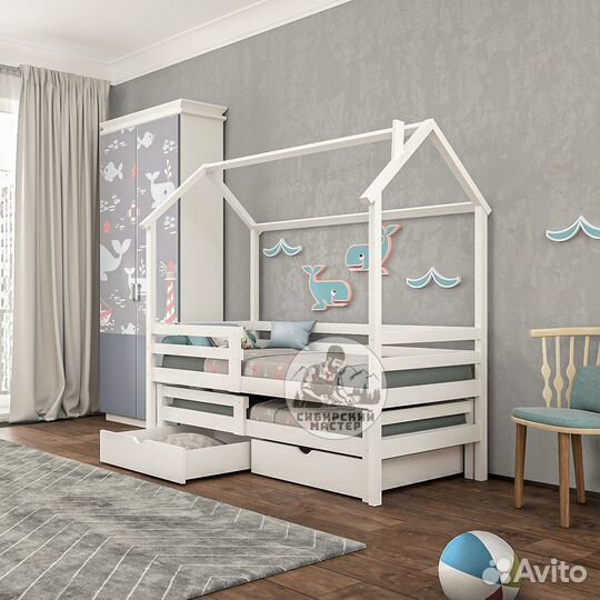 Двухъярусная кровать в детскую